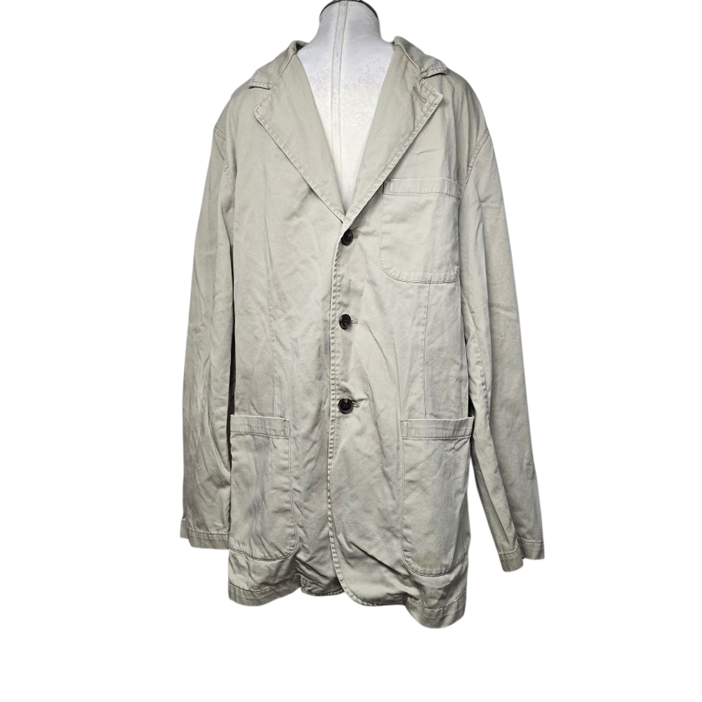 Daniel Cremieux Collection Khaki Button Down Jacket L
